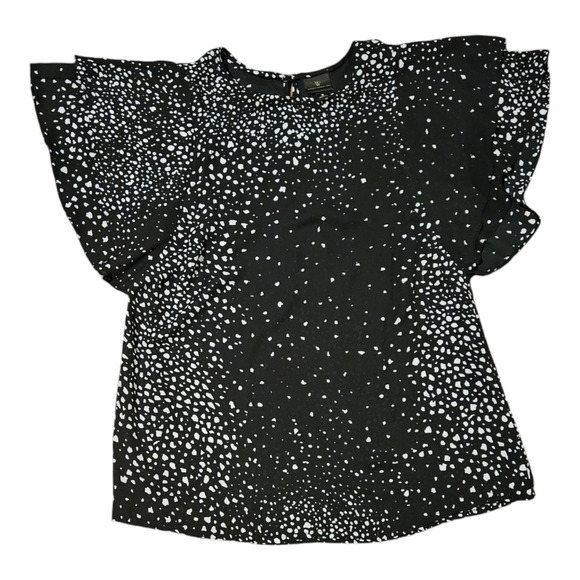 Worthington Small Short Flutter Sleeve Shirt - Picture 1 of 6